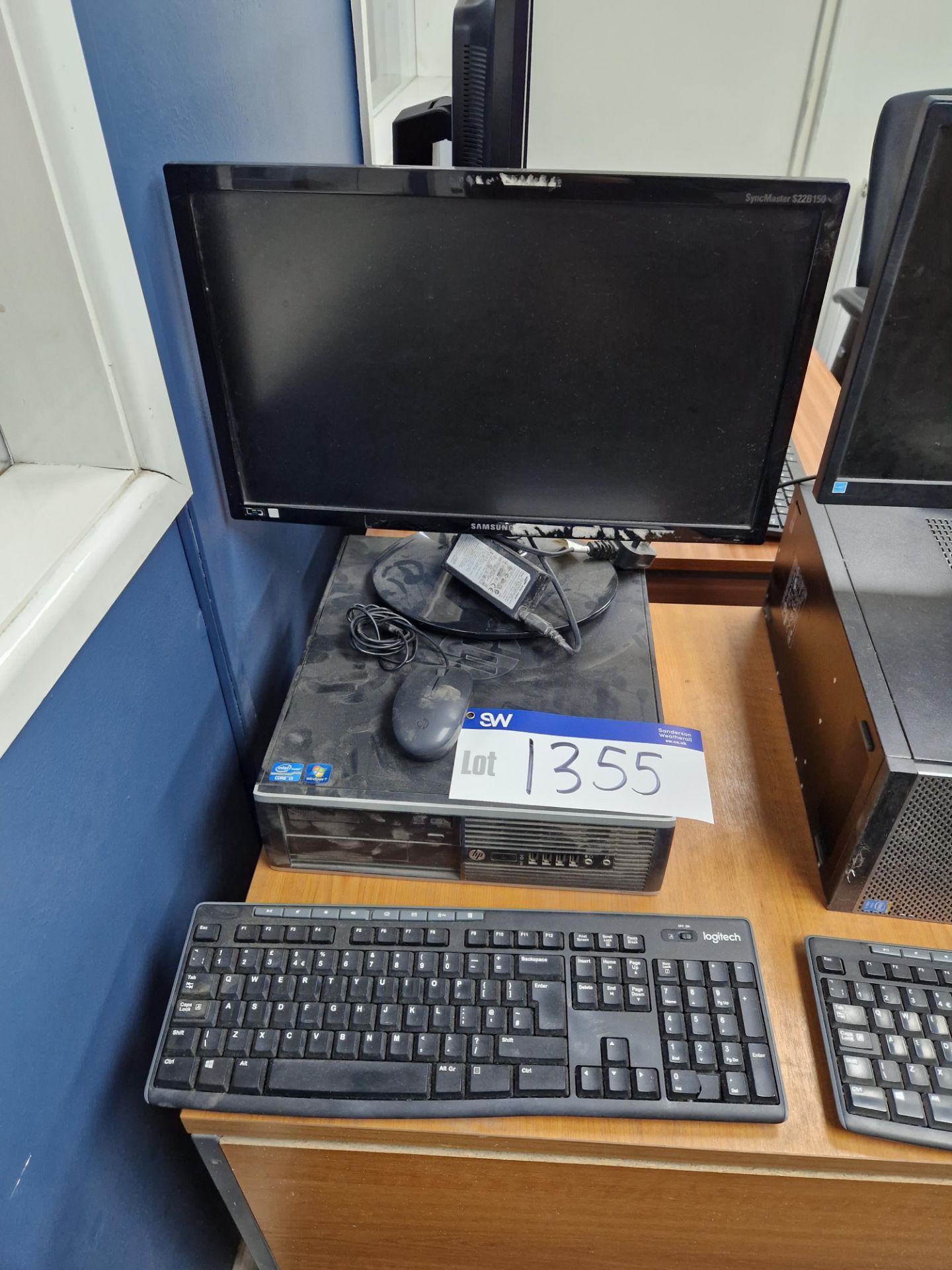 HP Compaq Core i3 Desktop PC, Monitor, Keyboard and Mouse (Hard Drive Removed) Please read the