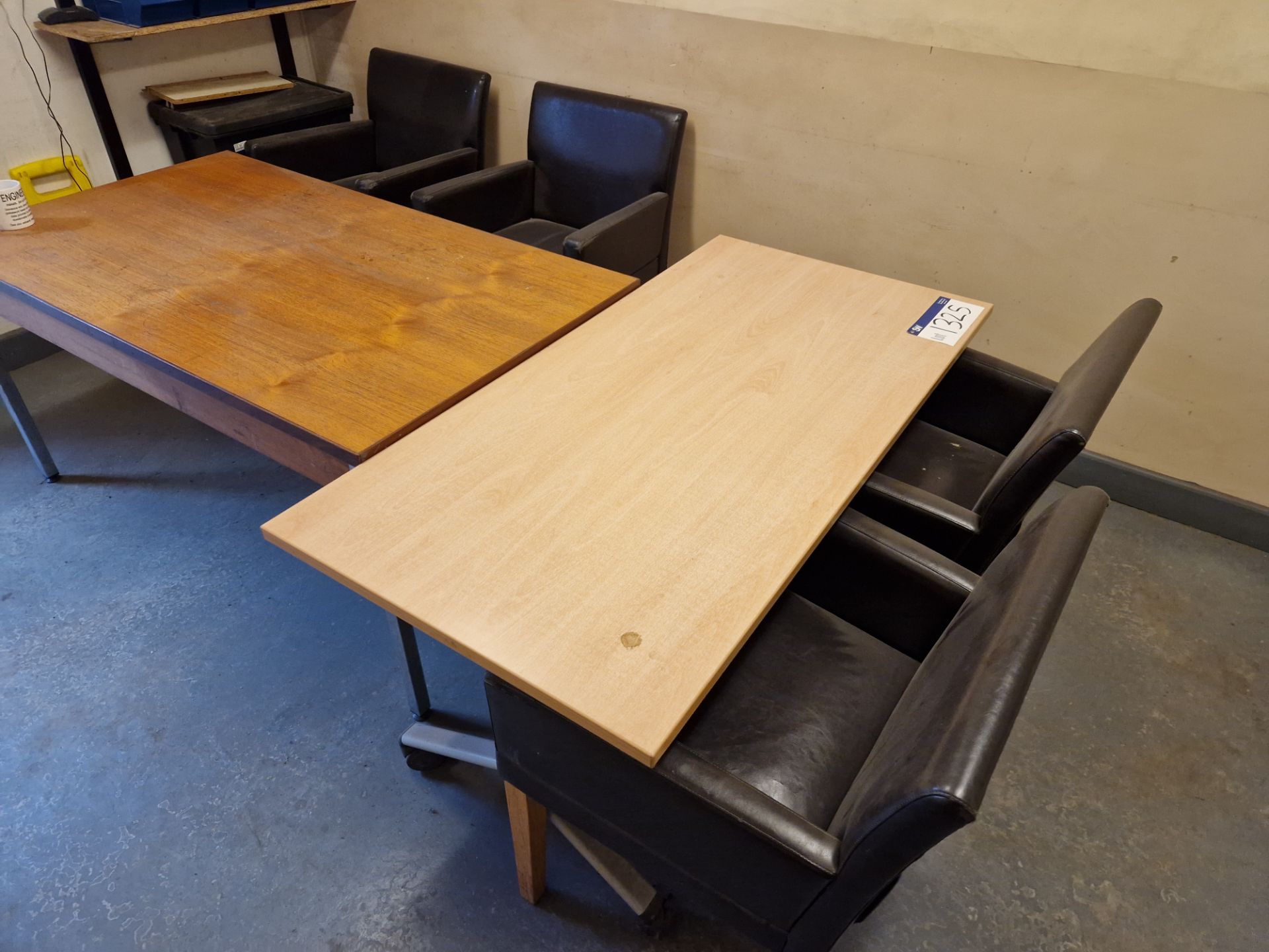 Two Tables and Four Chairs Please read the following important notes:- ***Overseas buyers - All lots