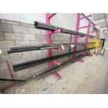 Assorted Box, Bar & Steel Pipe Section Stock, on lot 489, up to 7.5m long (please note this lot is