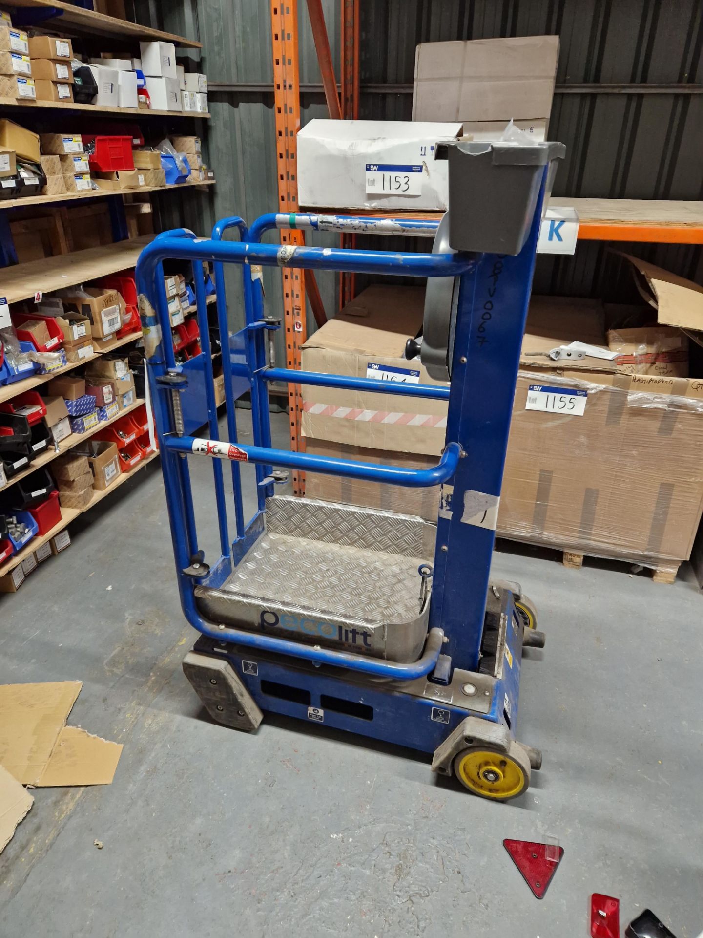 Power Towers 150kg Peco Lift Manual Access Lift (Reserve Removal until Friday 16 February 2024 or