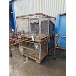 Four Steel Stillages Please read the following important notes:- ***Overseas buyers - All lots are