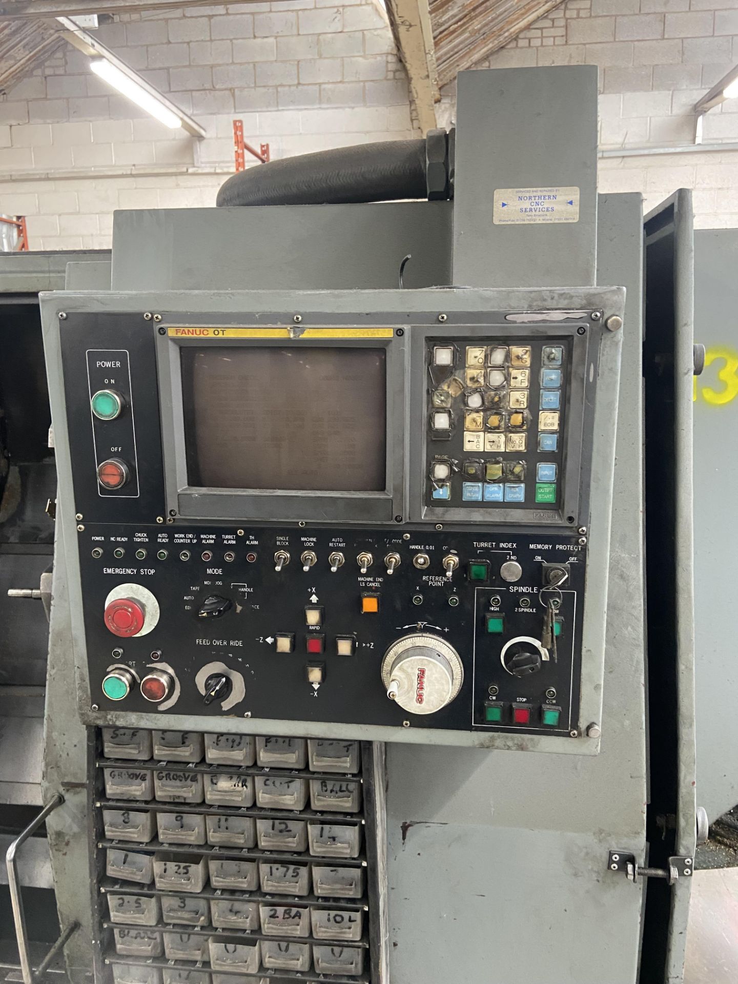 Whacheon ECOSTAR2 CNC LATHE, serial no. 8610-28, with tooling as fitted. This lot requires risk - Image 3 of 8