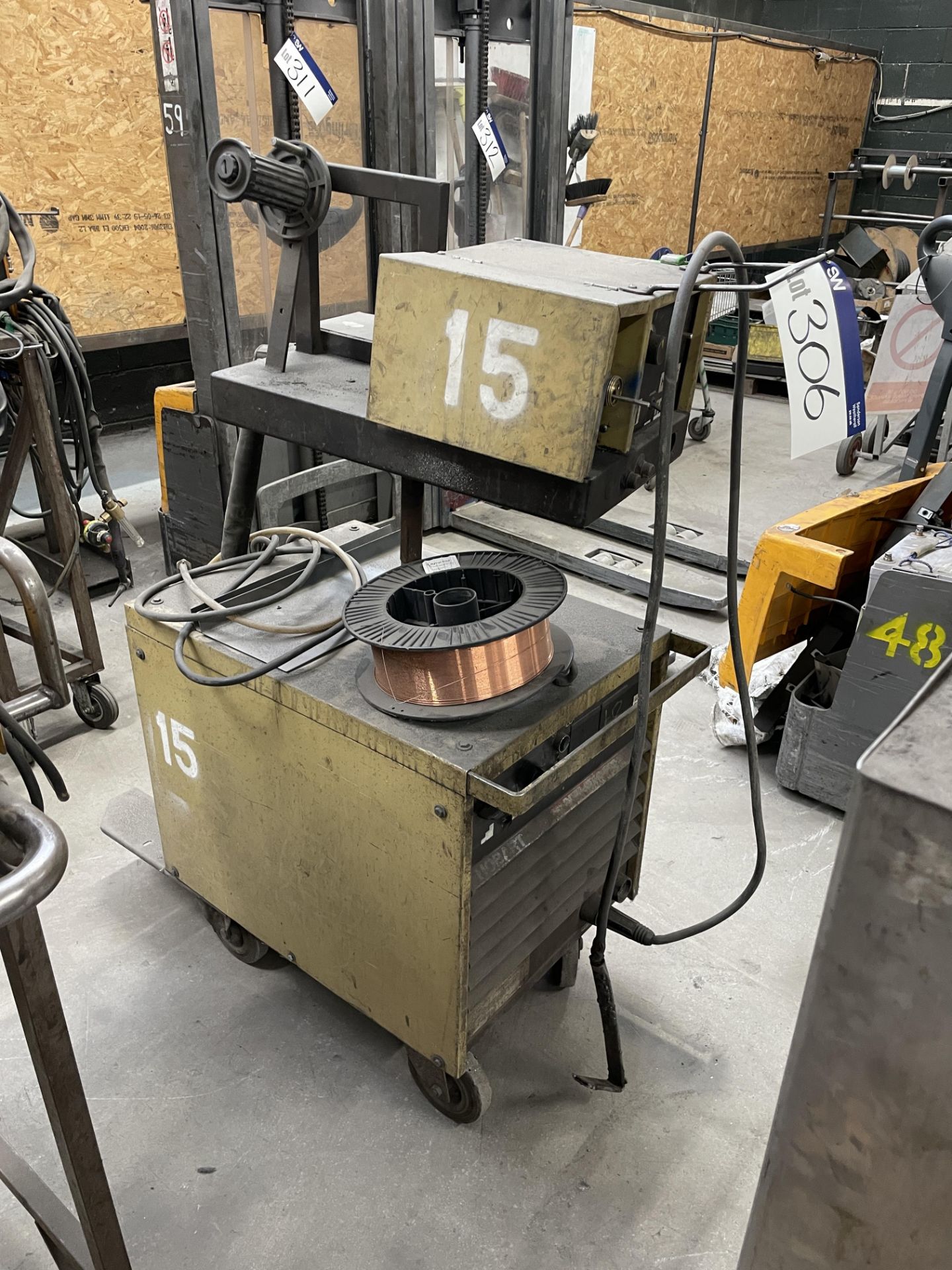 Hobart RC 250 Mig Welder, with H-1000 wire feed unit Please read the following important