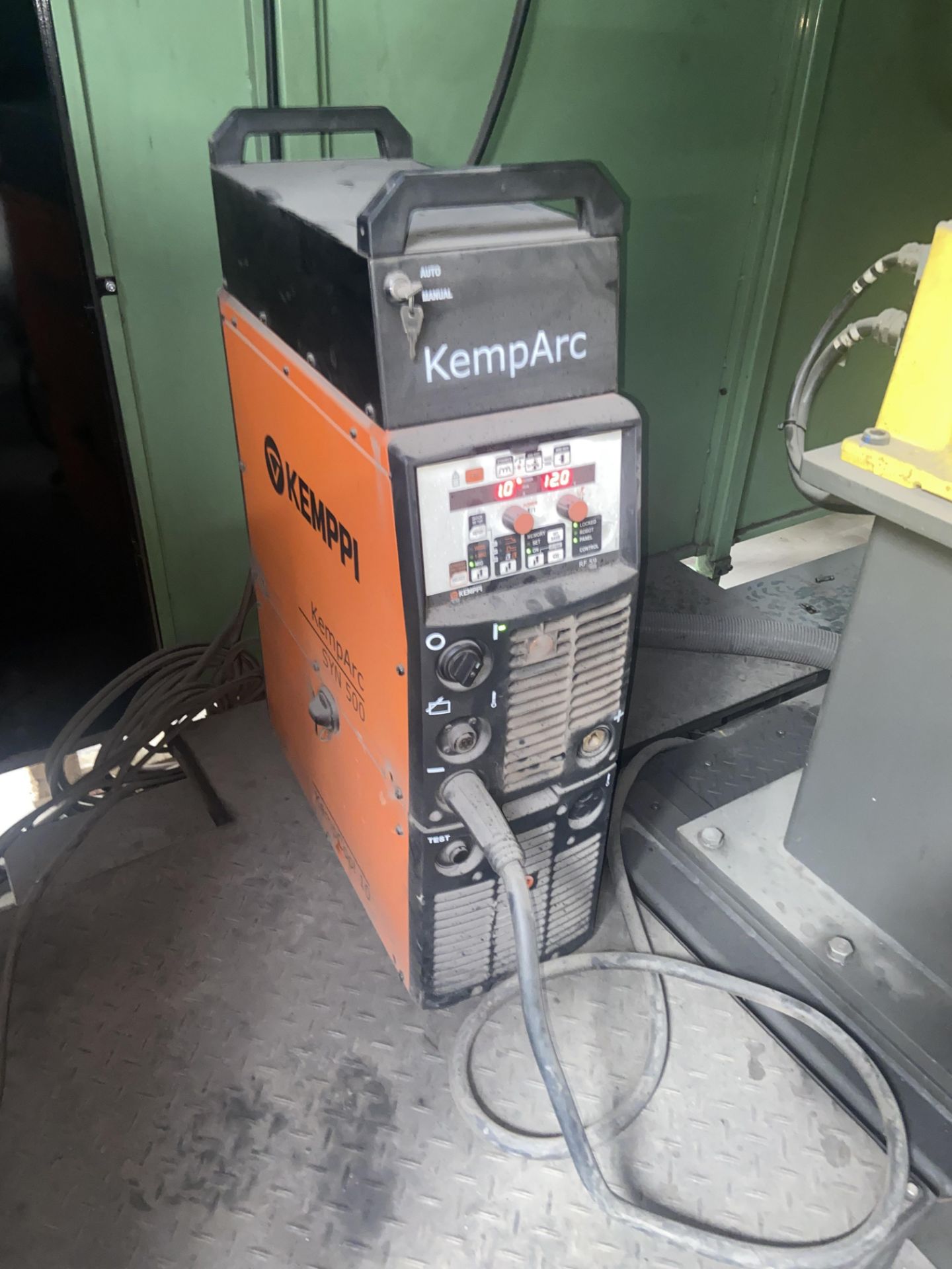 ROBOT WELDING CELL, with Fanuc ROBOTARC Mate 120iB/10L robot, Kemppi KempArc DT400 power source, - Image 8 of 10