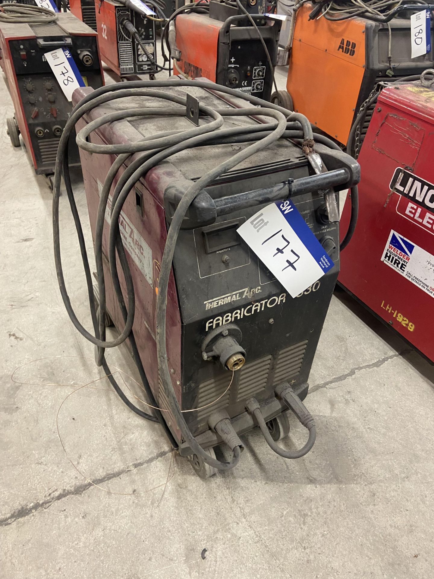 Thermal Arc Fabricator 330 Welding Equipment (may require attention) Please read the following