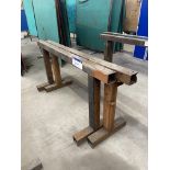Two Fabricated Steel Trestles, each 2m wide x 950mm high Please read the following important notes:-