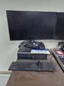 HP Compaq Core i7 Desktop PC, Monitor, Keyboard and Mouse (Hard Drive Removed) Please read the