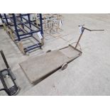 Two Wheeled Flat Bed Trolley Please read the following important notes:- ***Overseas buyers - All