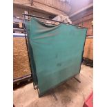 Four Assorted Steel Framed Welding Screens Please read the following important notes:- ***Overseas