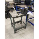 Steel Bench, fitted 100mm jaw engineers bench vice Please read the following important notes:- ***