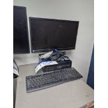 HP Core i5 Desktop PC, Monitor, Keyboard and Mouse (Hard Drive Removed) Please read the following