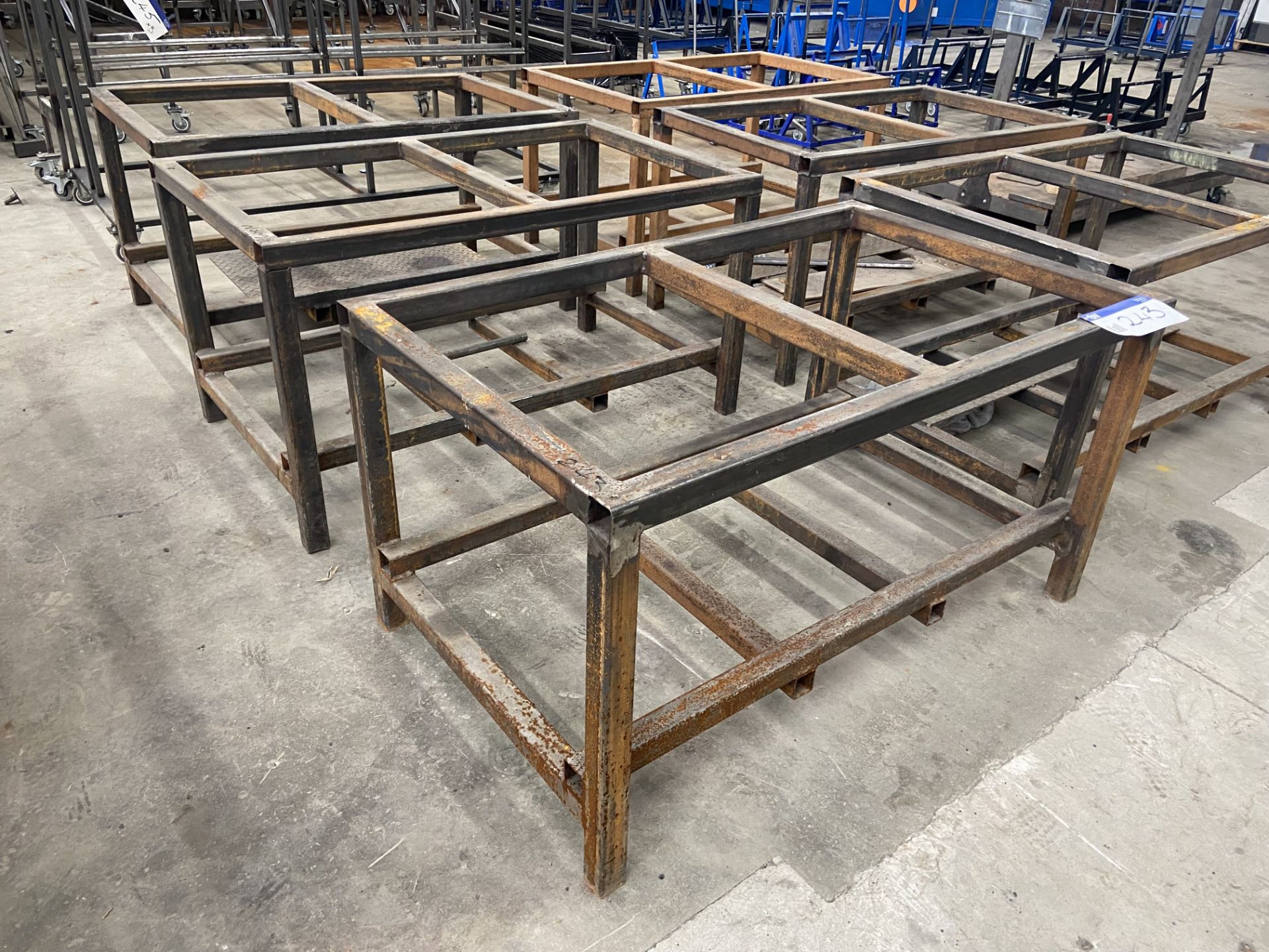 Three Steel Stands, each approx. 1.3m x 800mm Please read the following important notes:- ***