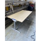 Office Table, 1.6m wide Please read the following important notes:- ***Overseas buyers - All lots