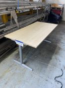 Office Table, 1.6m wide Please read the following important notes:- ***Overseas buyers - All lots