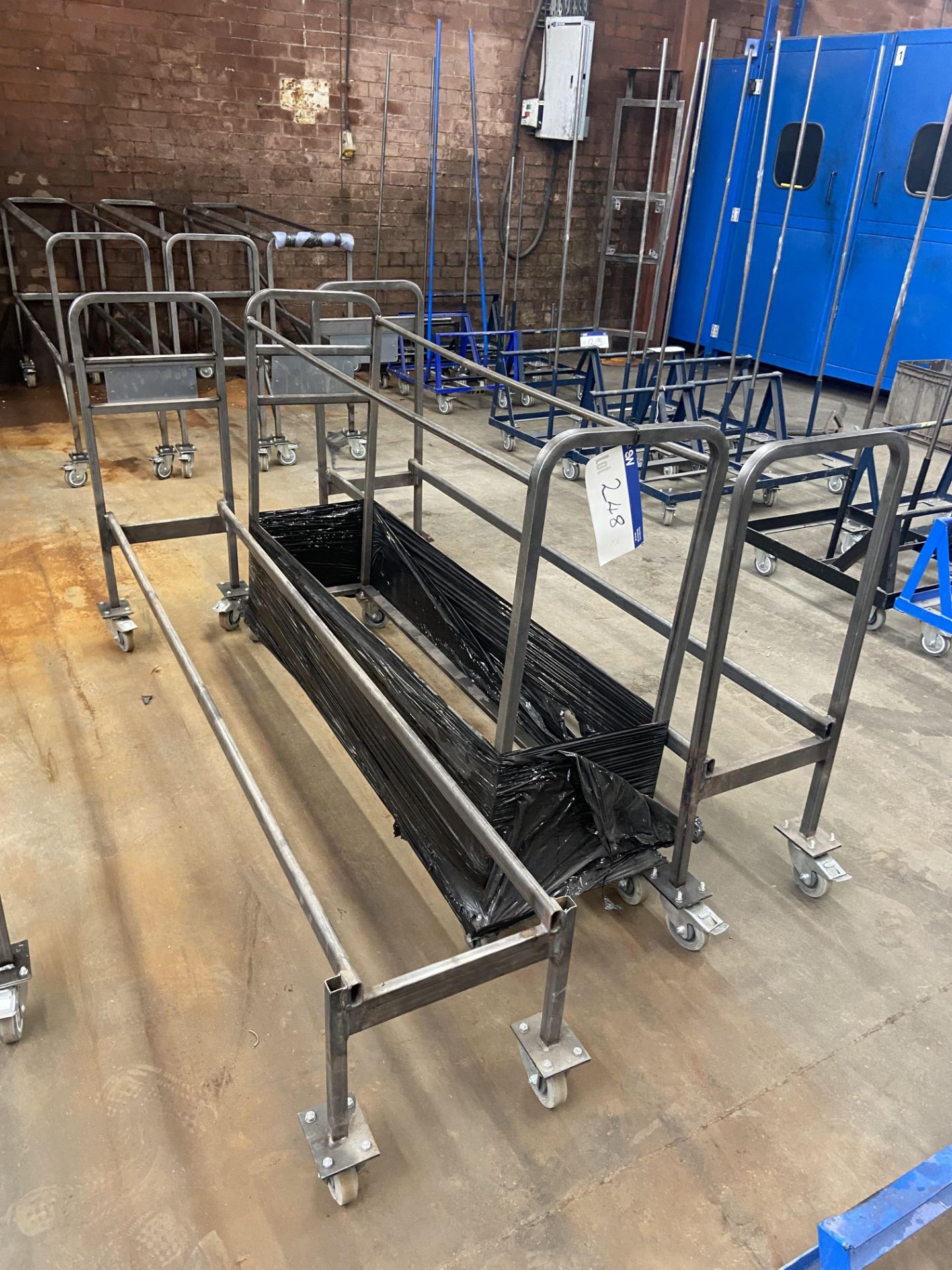 Six Mobile Trolleys, up to 2050mm long Please read the following important notes:- ***Overseas