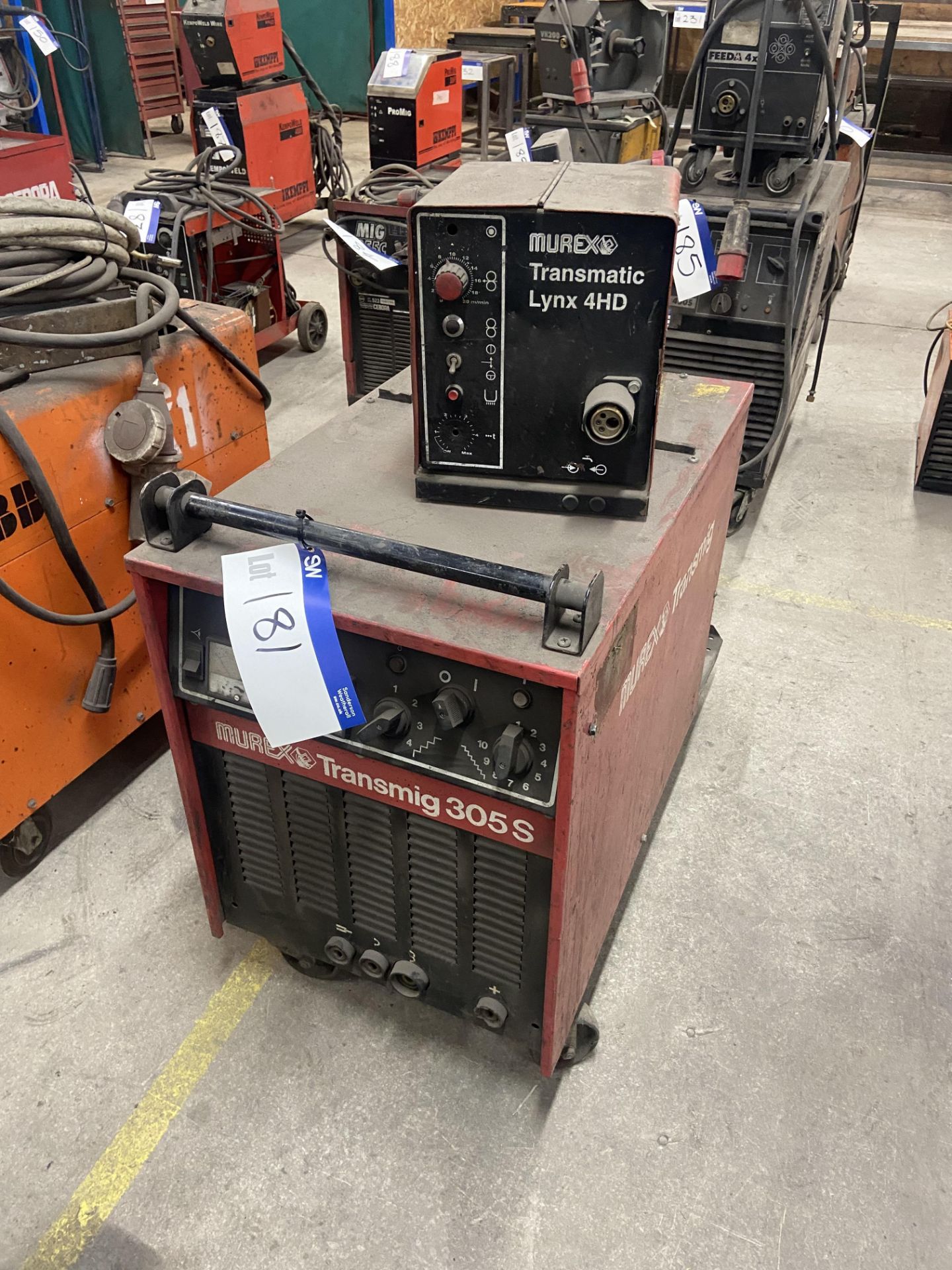Murex Transmig 305S Welding Equipment (may require attention) Please read the following important