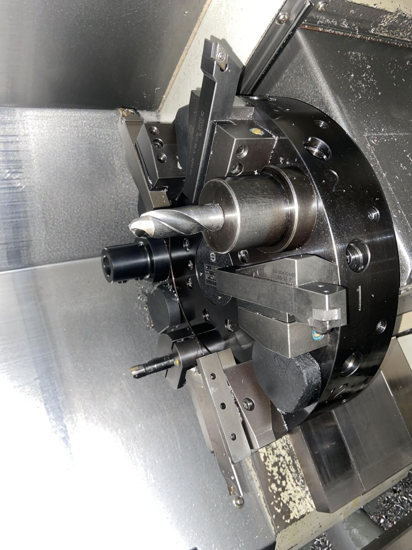 XYZ COMPACT TURN 65 BAR FEED CNC LATHE, serial no. STA20110, year of manufacture 2018, with LNS - Image 11 of 12