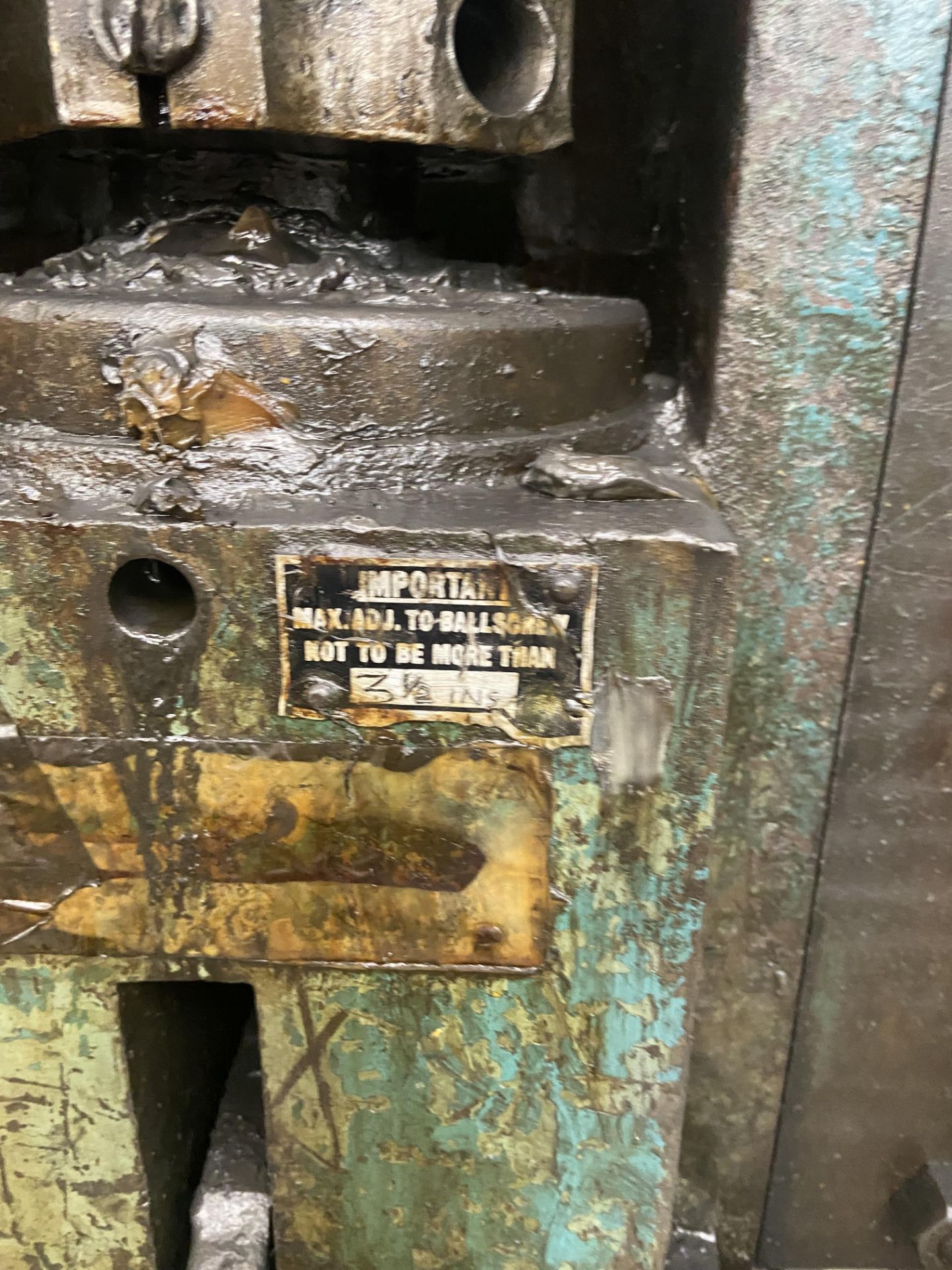 Rhodes Power Press, serial no. 12019 (not in use) Please read the following important notes:- *** - Image 2 of 6