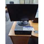 Lenovo Thinkcentre Core Vpro Desktop PC, Monitor, Keyboard and Mouse (Hard Drive Removed) Please