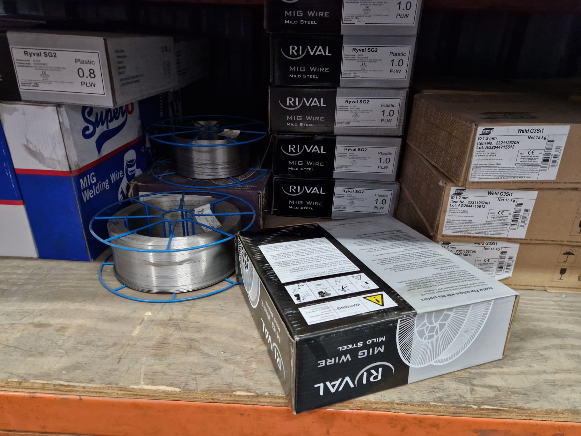 Quantity of Welding Wire, including 0.8PLW, 1.0PLW, WeldG35I1, Ryval SG2, SifmigSG2, etc Please read - Image 4 of 5