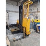 Hunslet 1508-4500 1750kg cap. Battery Electric Four Way Travel Side Loading Reach Truck, serial