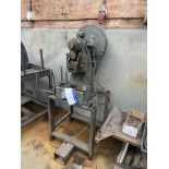Karl Burkard 6TF Bench Power Press, serial no. 2672, 6000kg, 5/40mm, with steel stand Please read