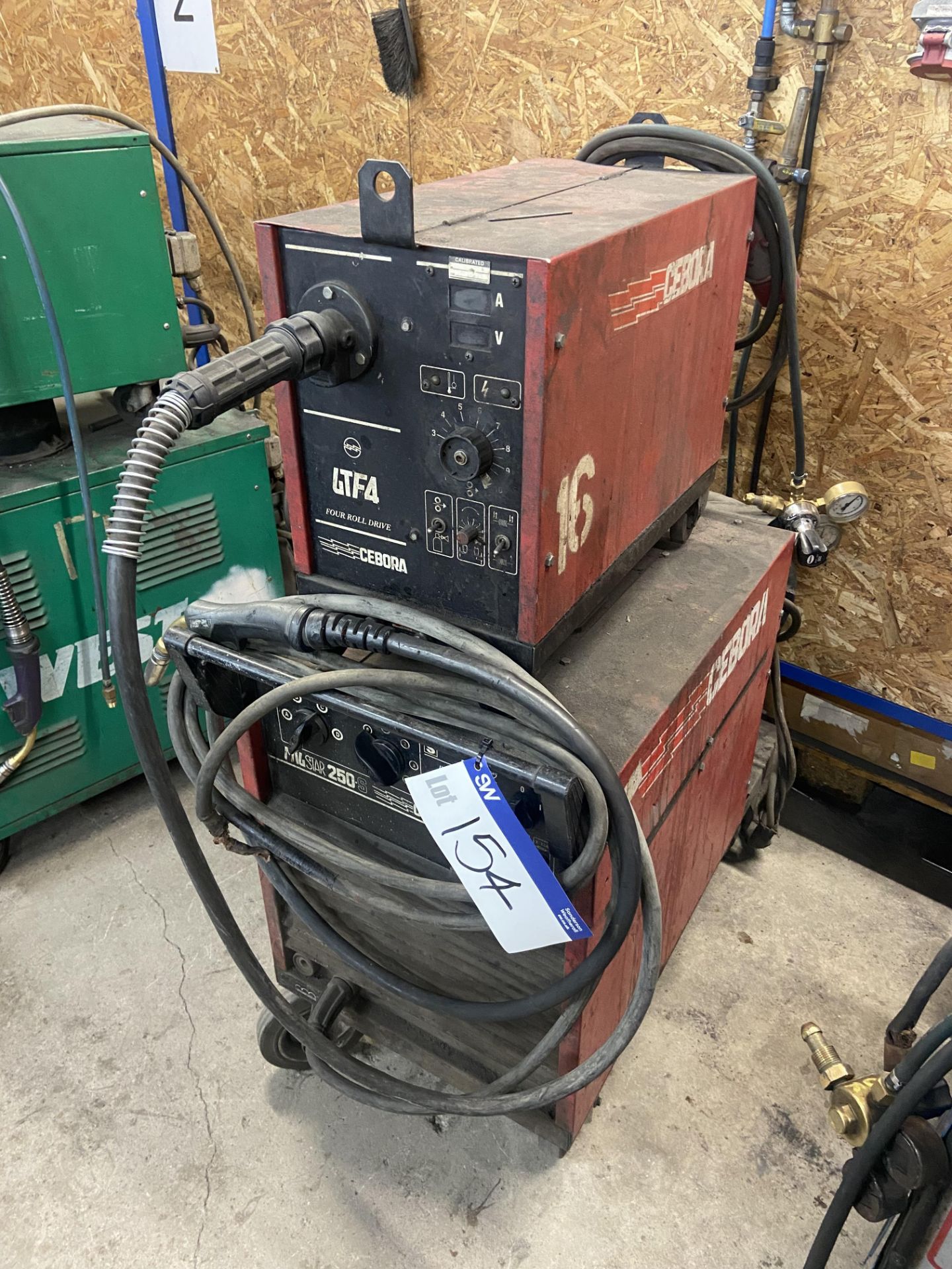 Cebora Mig Star 250C Mig Welding Set, serial no. 668301, with GTF4 wire feed unit Please read the