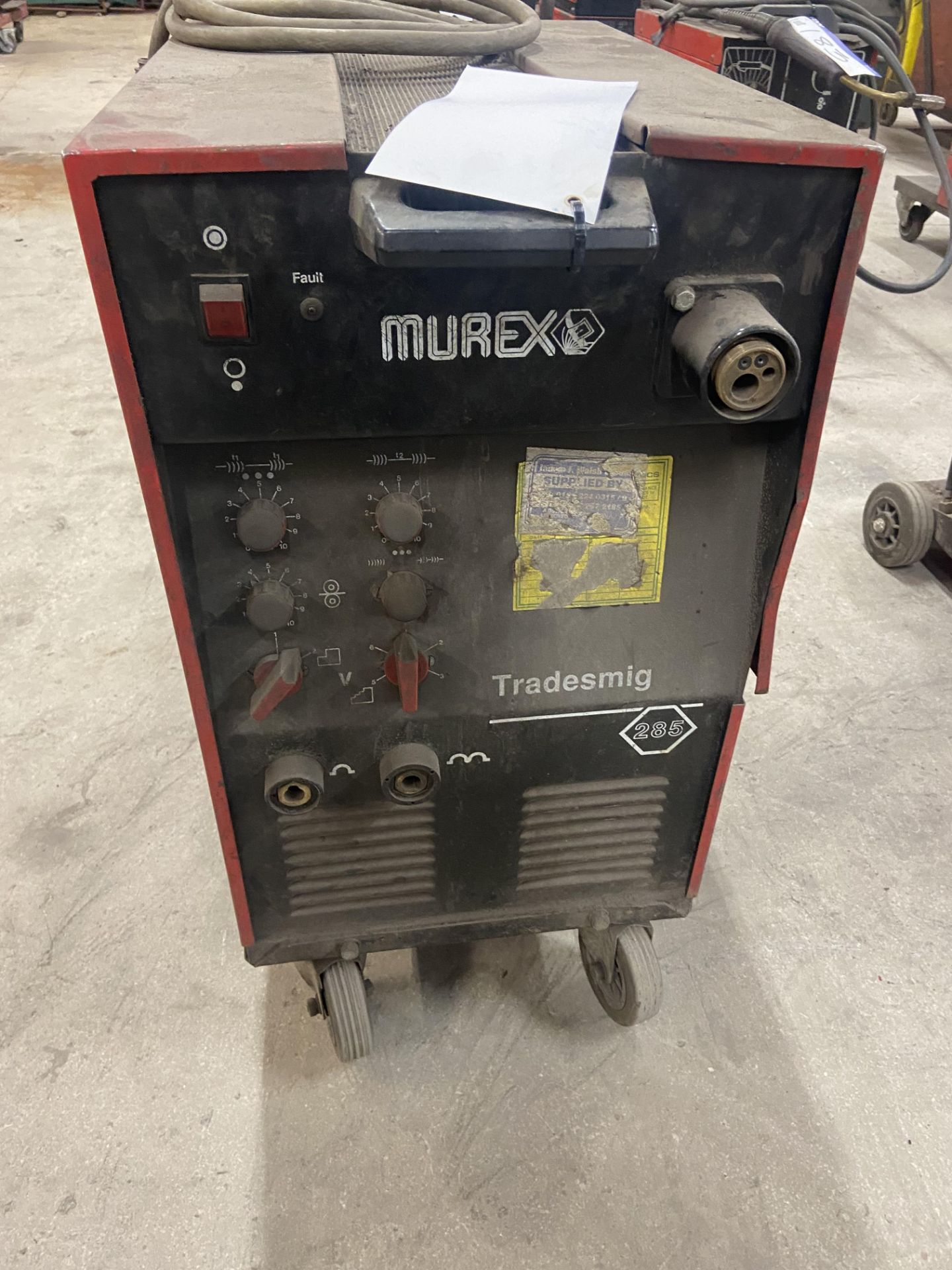 Murex Tradesmig 285 Welding Equipment (may require attention) Please read the following important - Image 2 of 4