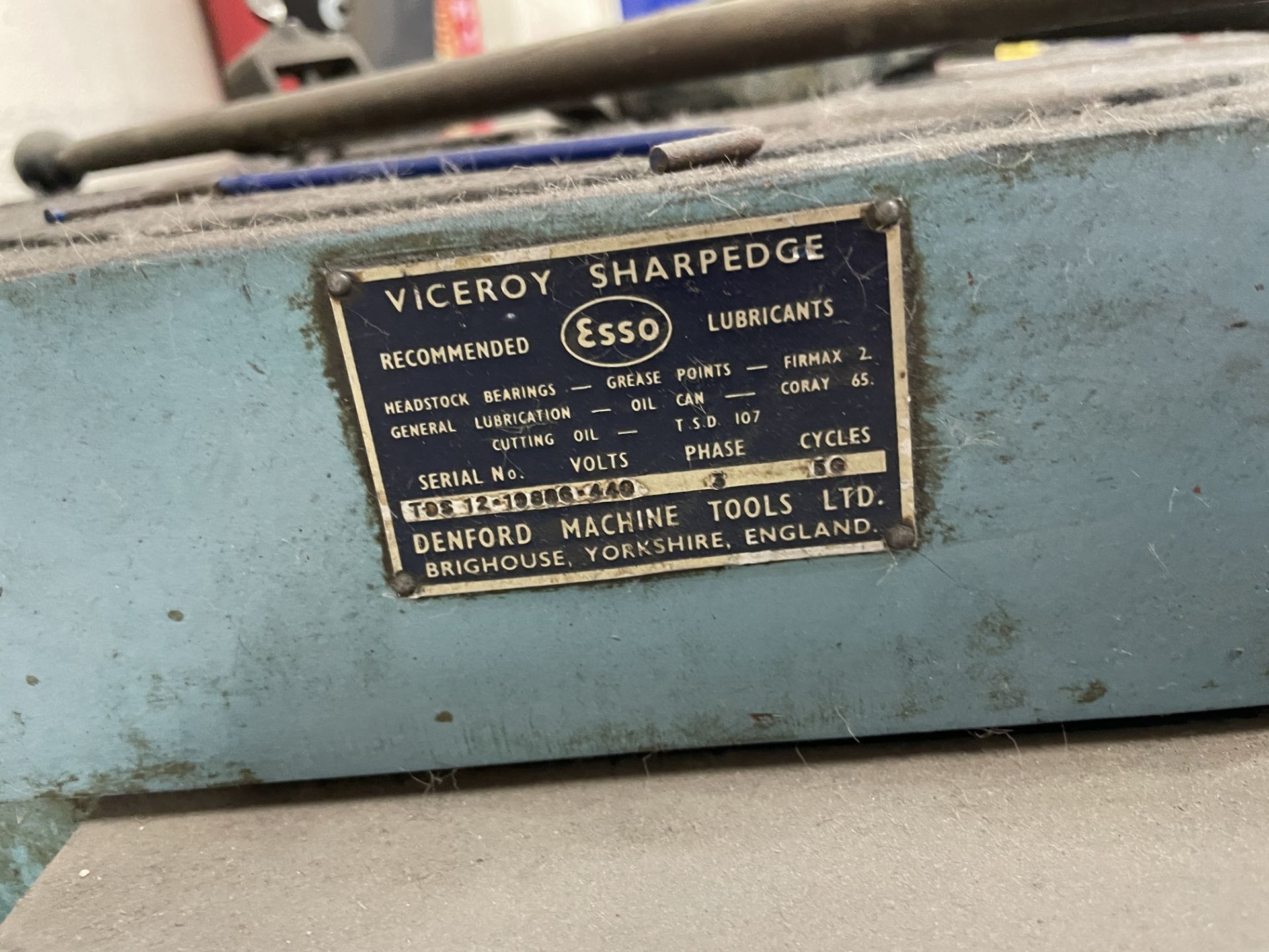 Esso Viceroy Sharp Edge Tool Sharpener, serial no. TDS 12-19886, 440V (known to require attention) - Image 3 of 3