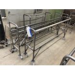 Six Mobile Trolleys, up to 2.4m long Please read the following important notes:- ***Overseas