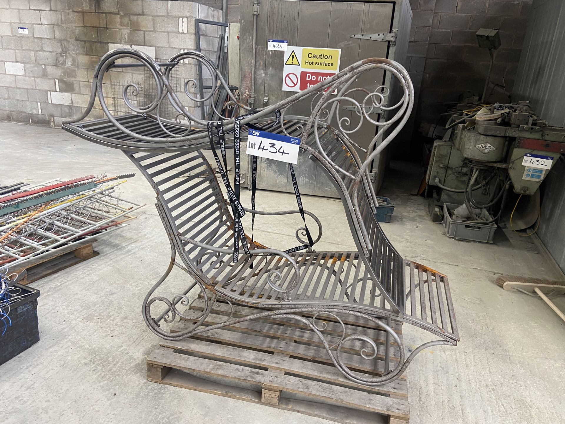 Two Decorative Garden Chairs Please read the following important notes:- ***Overseas buyers - All