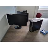 Dell Optiplex 7010 Desktop PC and Monitor (Hard Drive Removed) Please read the following important
