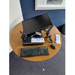 HP Compaq Desktop PC, Monitor, Keyboard and Mouse (Hard Drive Removed) Please read the following