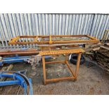 Steel Framed Table and Frame Please read the following important notes:- ***Overseas buyers - All