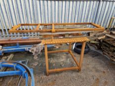 Steel Framed Table and Frame Please read the following important notes:- ***Overseas buyers - All