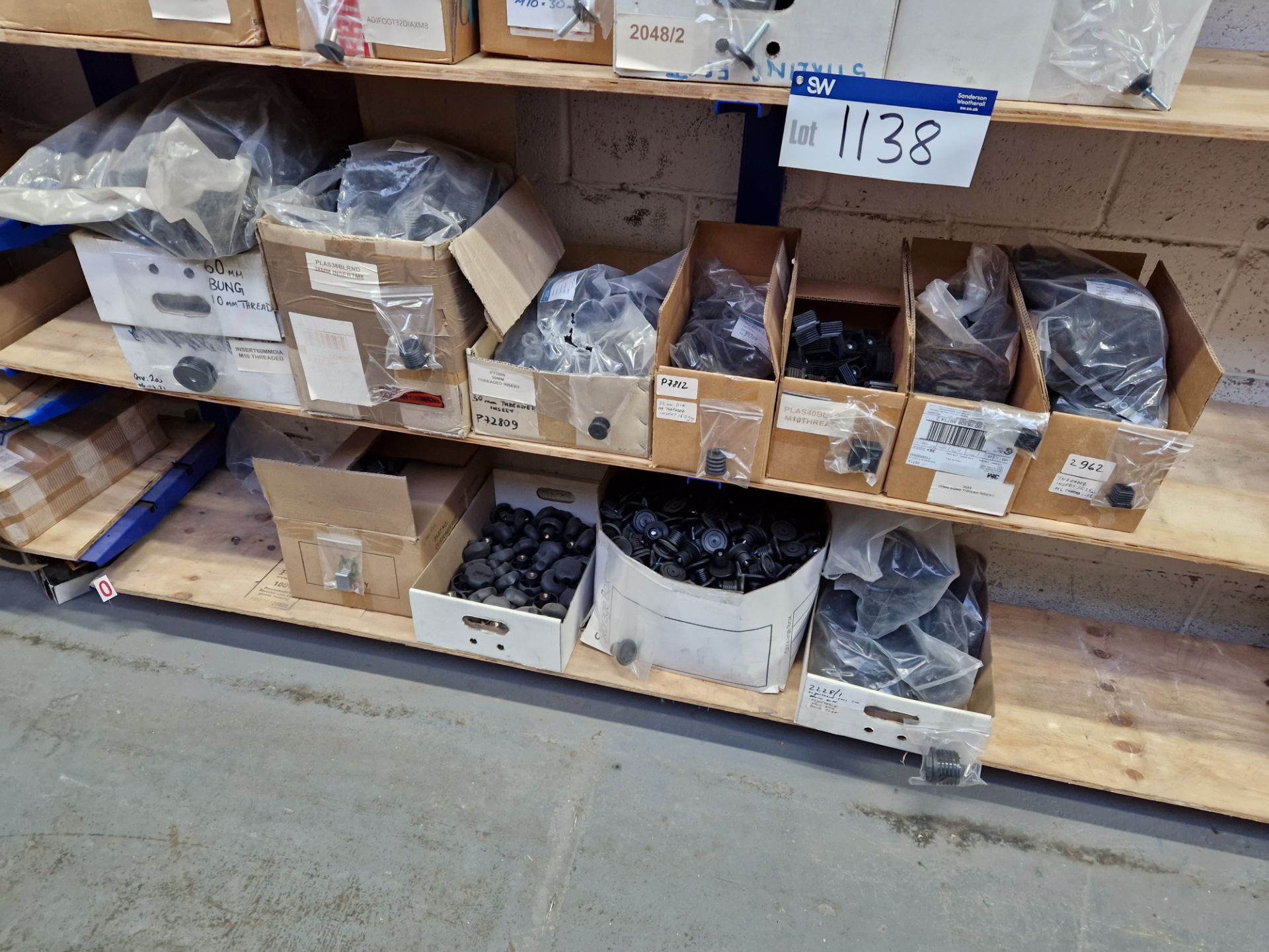 Quantity of Fixtures and Fittings, including Inserts, End Caps, Dust Covers, Tilting Wheel Supports, - Image 2 of 4