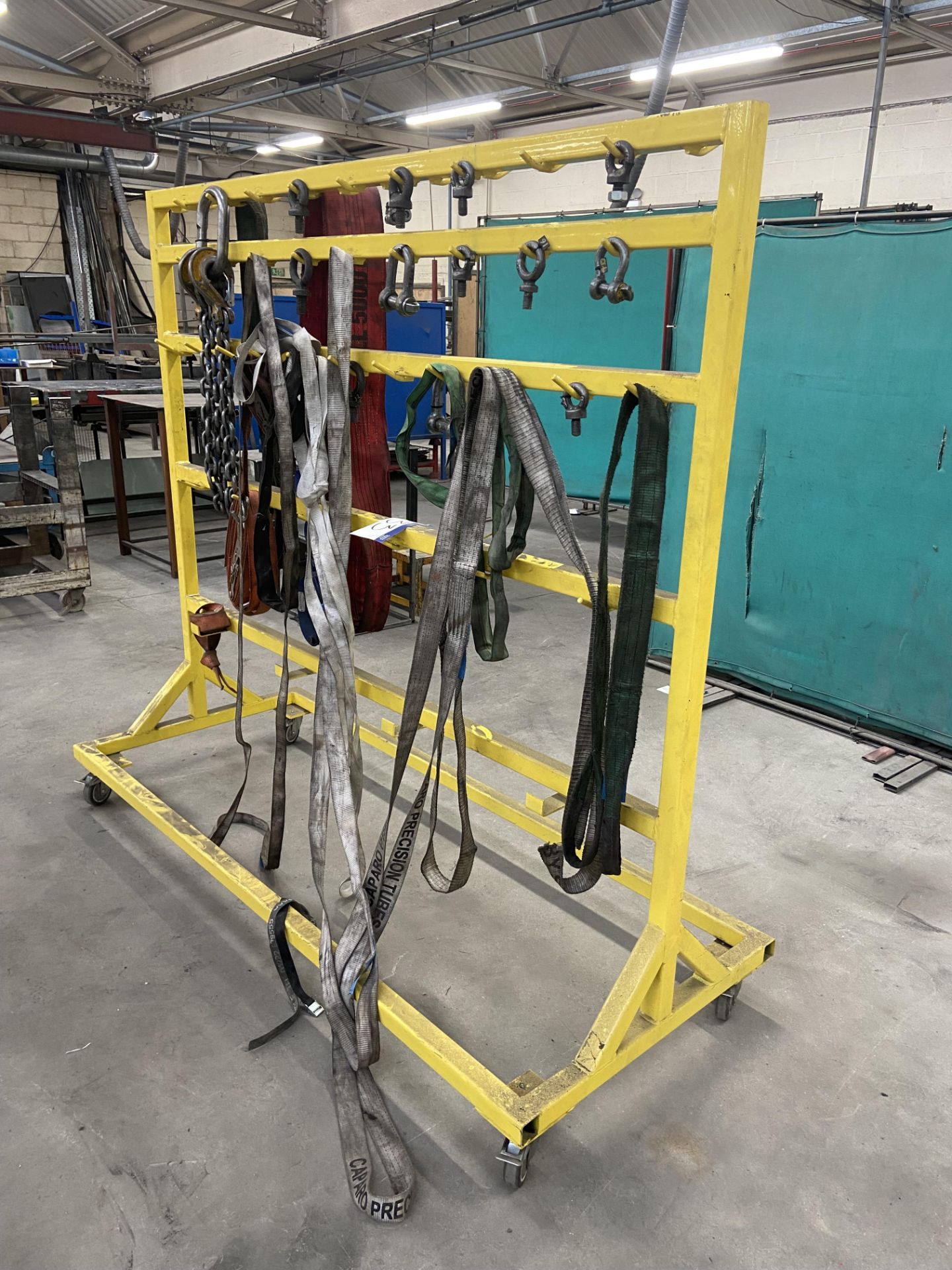 Mobile Double Sided Rack, with lifting equipment Please read the following important notes:- ***