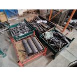 Contents to Three Stillages and One Pallet, including Steel Components and Steel Stock Please read