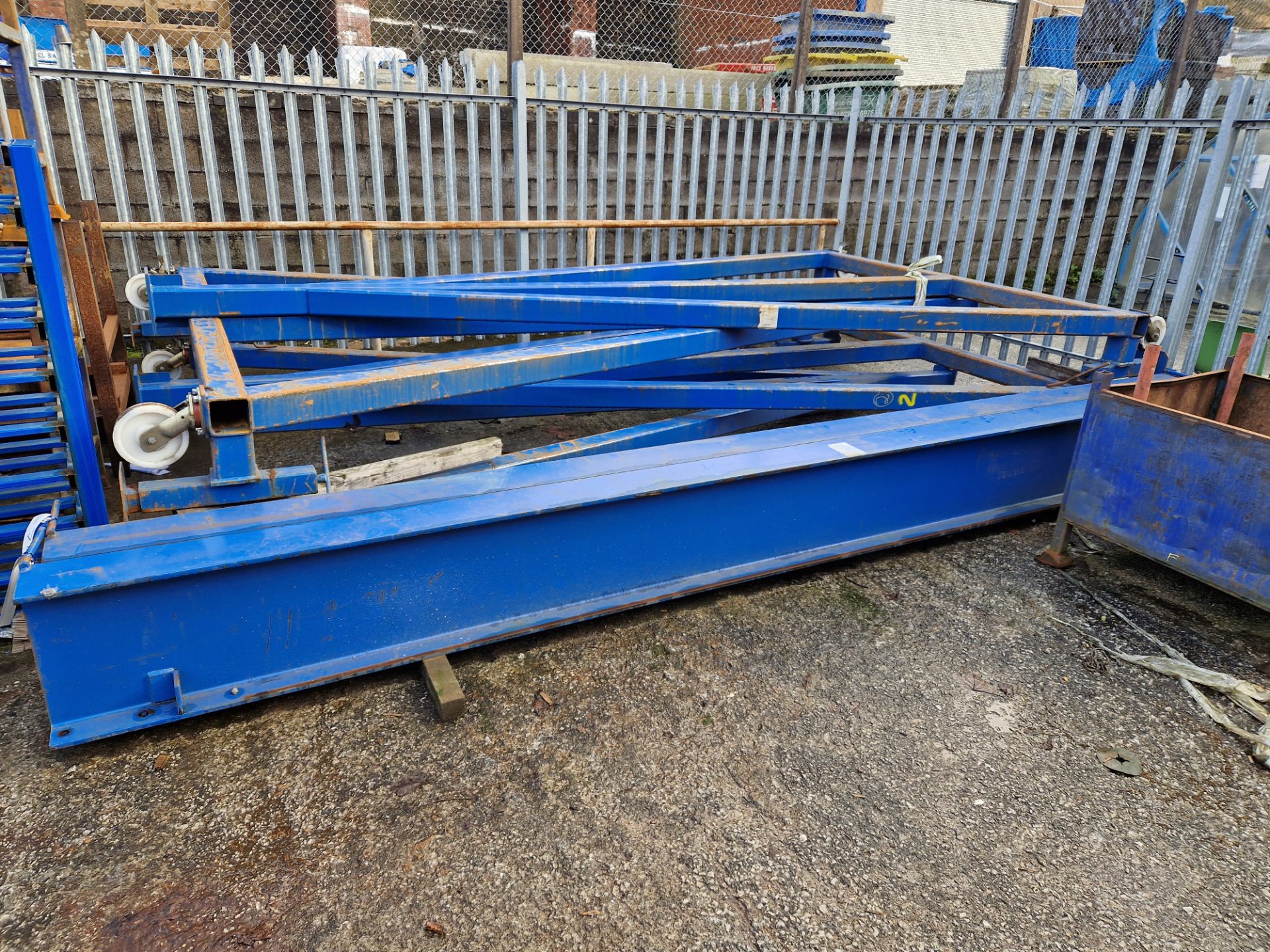 Two Mobile Lifting Frames, Approx. 4.8m x 5.4m Please read the following important notes:- ***