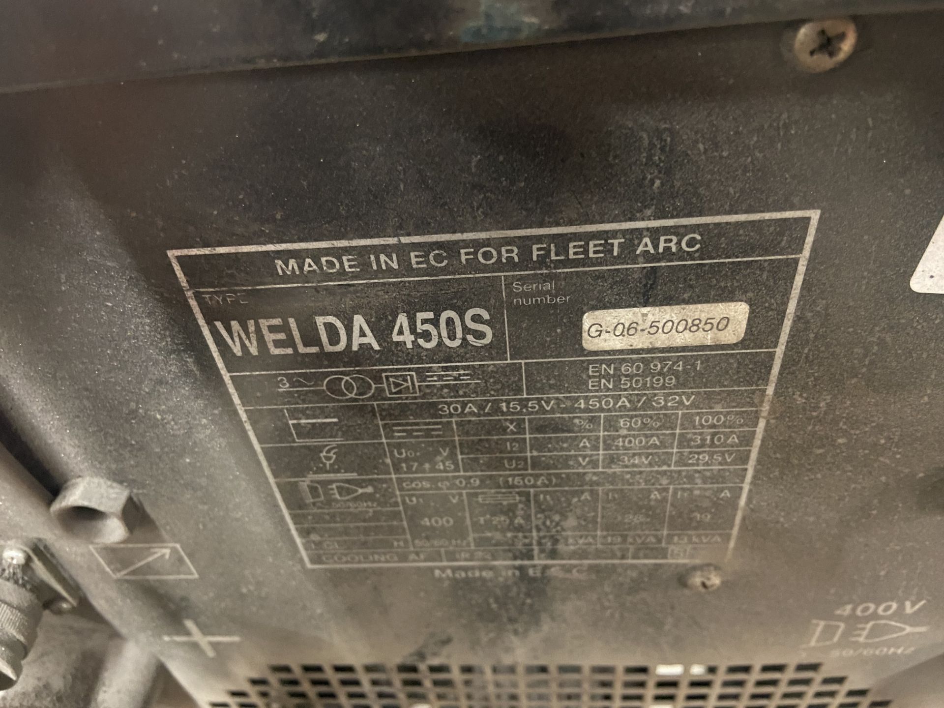 Star Kamanchi Welda 450S Welding Equipment (may require attention) Please read the following - Image 4 of 4