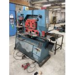 Kingsland 70XS HYDRAULIC UNIVERSAL STEEL WORKER, serial no. 721595, with tooling as fitted and on