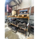 Assorted Power Press Tooling, with single bay two tier rack Please read the following important