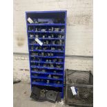 Assorted Forms & Equipment, with multi-tier single bay rack and cage pallet Please read the