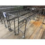 Six Mobile Trolleys, up to 2.4m long Please read the following important notes:- ***Overseas