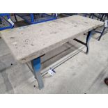 Steel Framed Table, Approx. 2m x 0.8m Please read the following important notes:- ***Overseas buyers