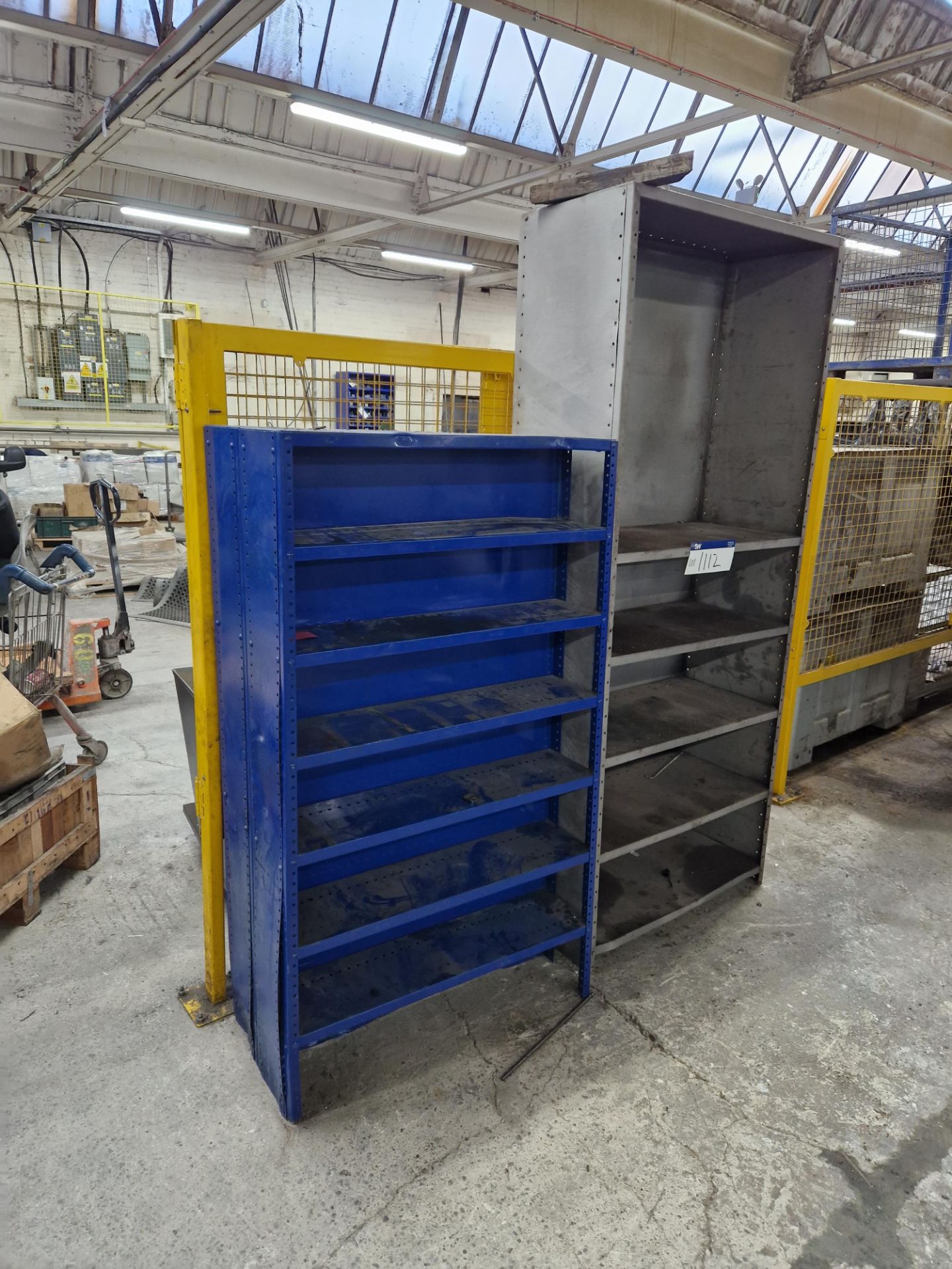 Metal Double Sided 6 Tier Shelving Unit and 5 Tier Shelving Unit Please read the following important