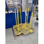 Six Steel Stands Please read the following important notes:- ***Overseas buyers - All lots are