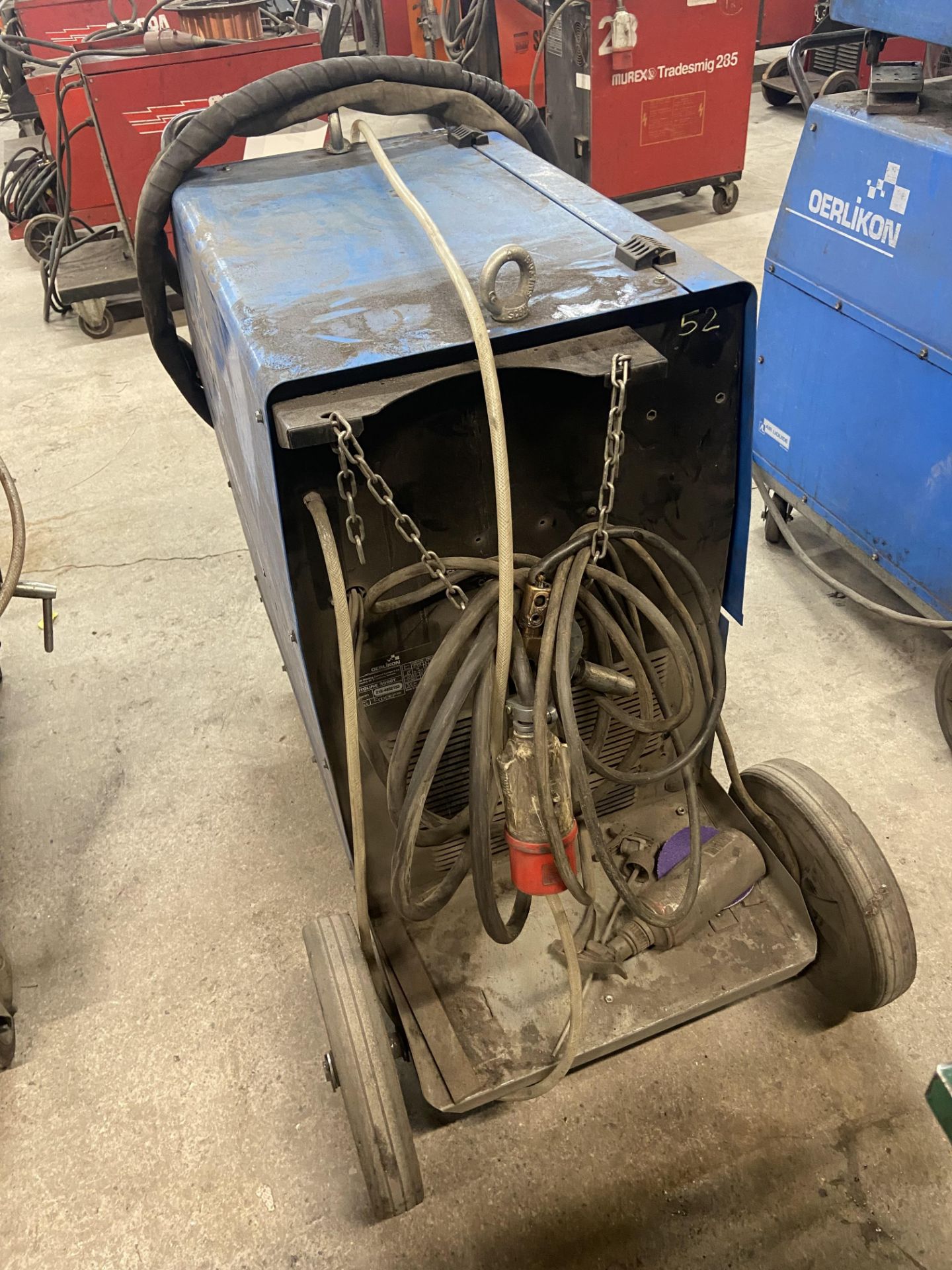 Oerlikon 3500T Mig Welding Set, serial no. 216-4852153 Please read the following important - Image 2 of 3