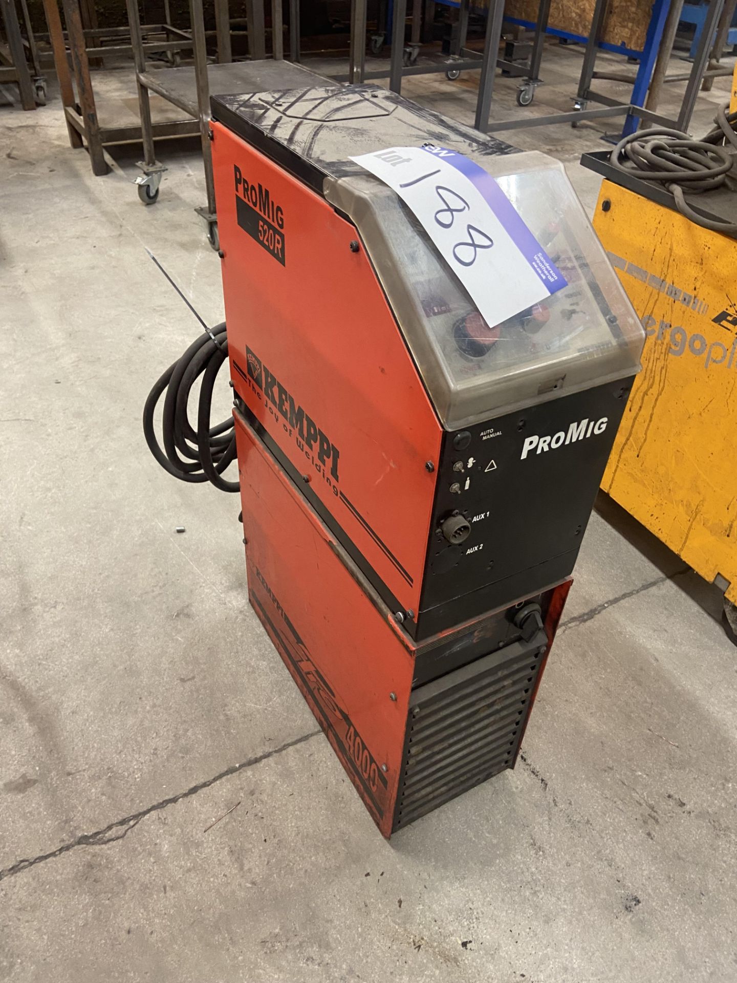 Kemppi Pro Mig 520R Welding Equipment (may require attention) Please read the following important