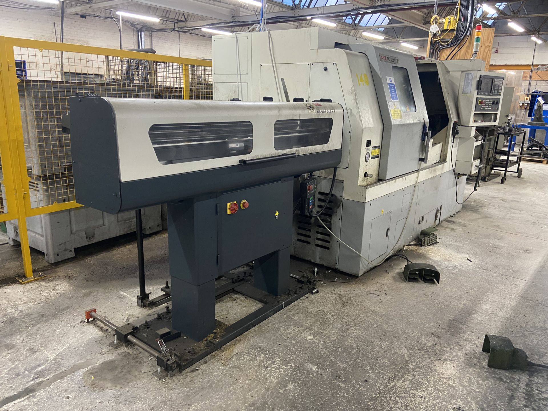 XYZ 320 LTY BAR FEED CNC LATHE, serial no. STN10133, year of manufacture 2013, with LNS A SL65S - Image 2 of 11